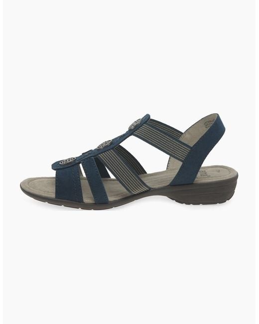 Softline Blue Kali Sandals