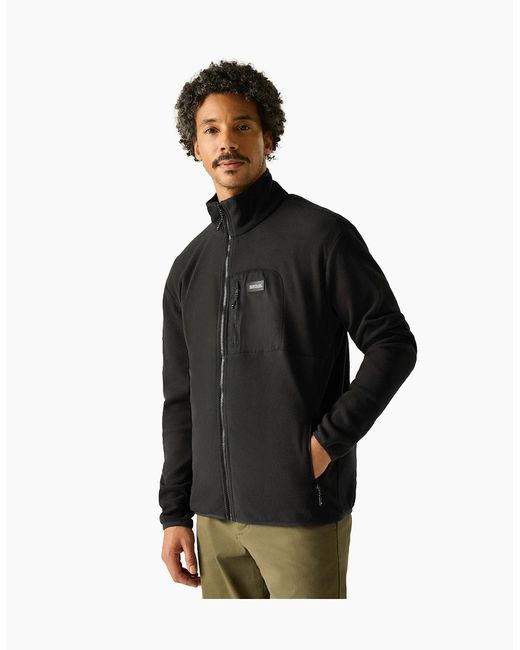 Regatta Black Frankie Full Zip Fleece Jacket for men