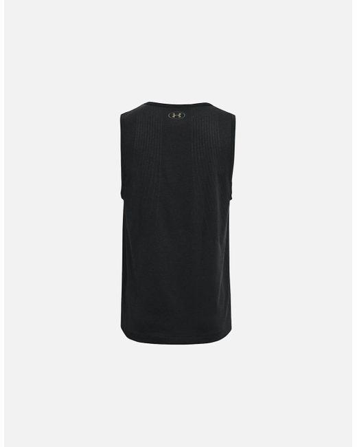Under Armour Black Vests Tank Top Summer Training Gym Tops Running Top for men