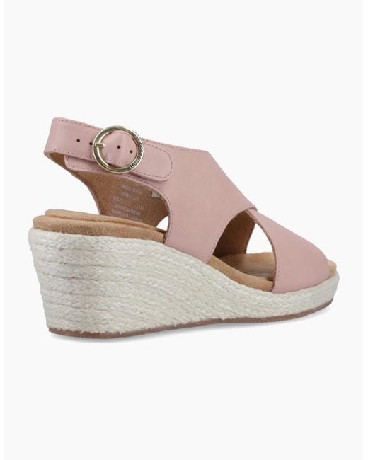 Hush Puppies Pink Dalia Kitten Slingback Court Shoes