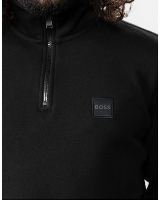 Boss Black Boss Zetrust 1/4 Zip Sweatshirt for men