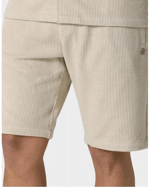 883 Police Natural Ako Moko Ribbed Textured Shirt Set for men