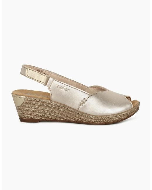 Rieker White Honolulu Sandals