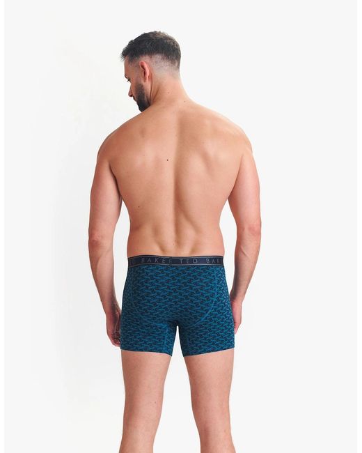 Ted Baker Blue 3-Pack Cotton Boxer Briefs Boxer Briefs for men