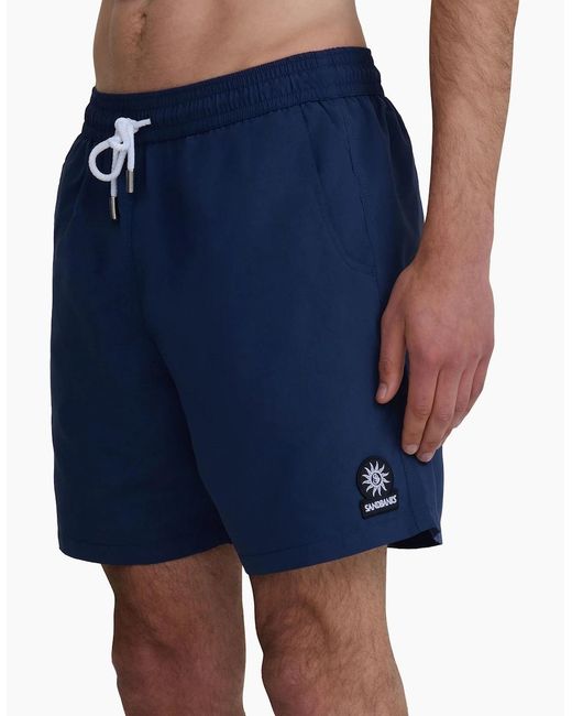 Sandbanks Blue Badge Logo Swim Short for men