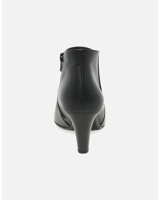 Gabor Black Fatale Ankle Boots