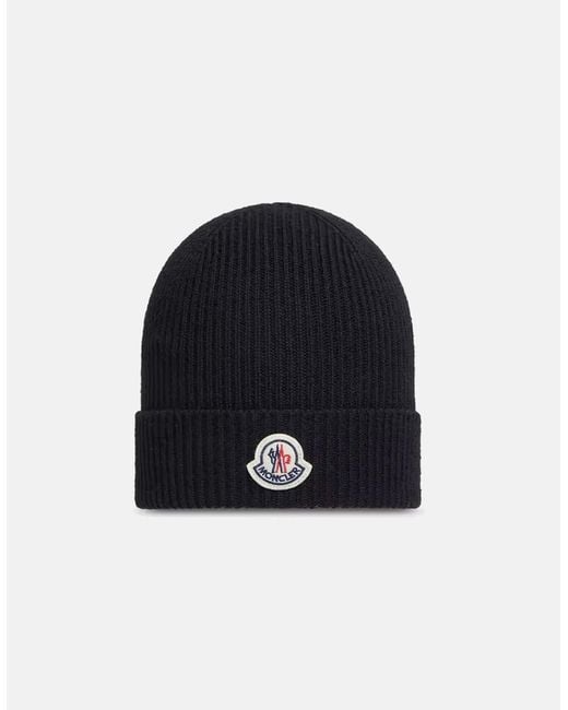 Moncler Blue Archive Logo Hat for men