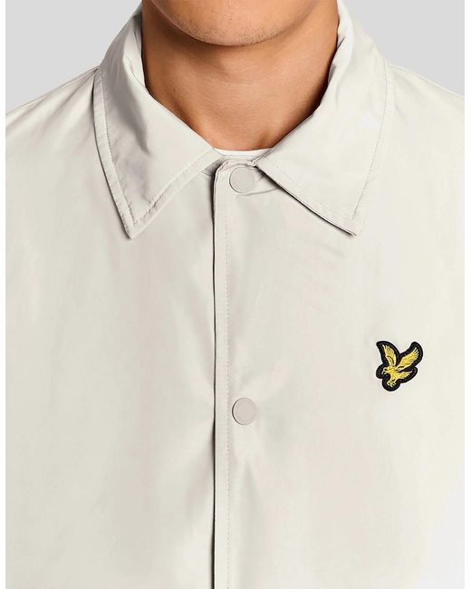 Lyle & Scott Natural Lightweight Coach Jacket for men