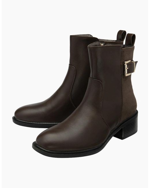 Lotus Black Alannah Ankle Boots