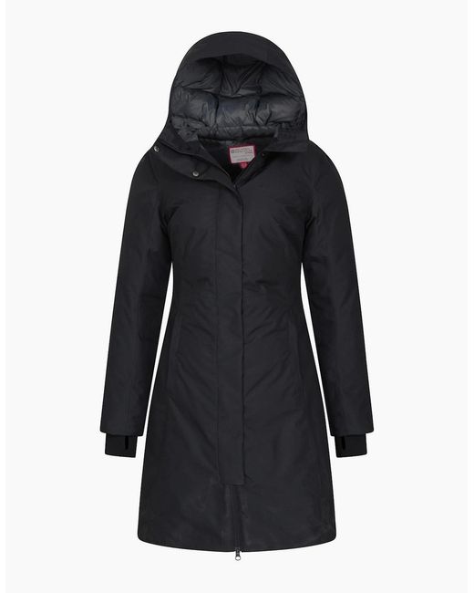 Mountain Warehouse Black Ladies Polar Down Long Length Hybrid Jacket