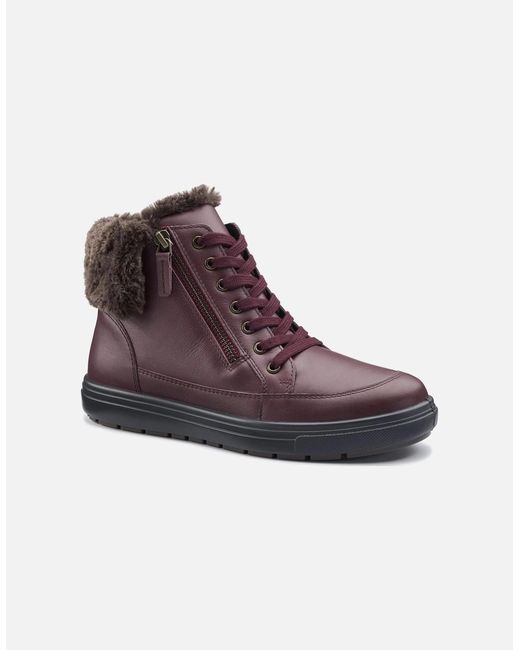 Hotter Purple Rapid Iii Extra Wide Ankle Boots