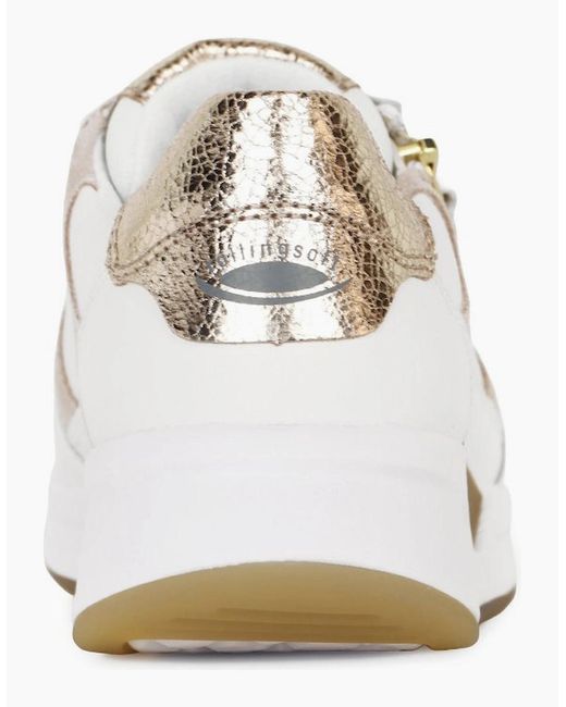Gabor White Bravo Trainers