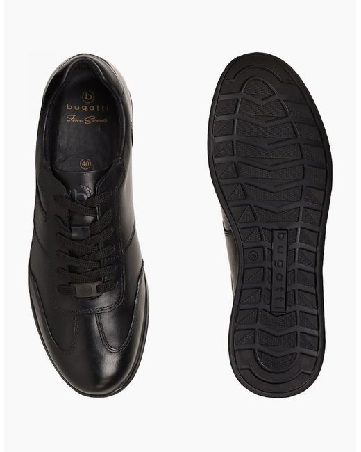 Bugatti Black Mason Trainers for men