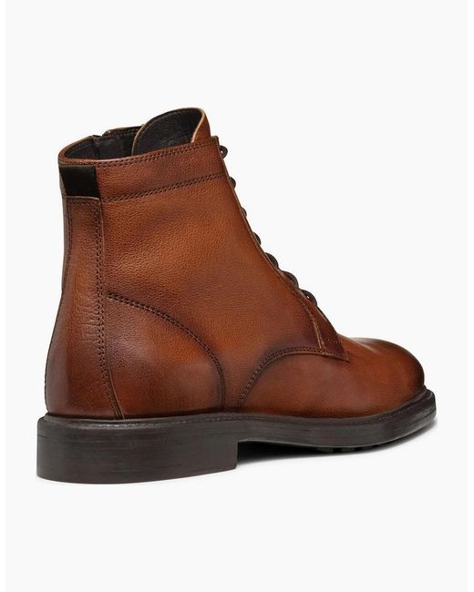 Geox Brown U Tiberio D Boots for men