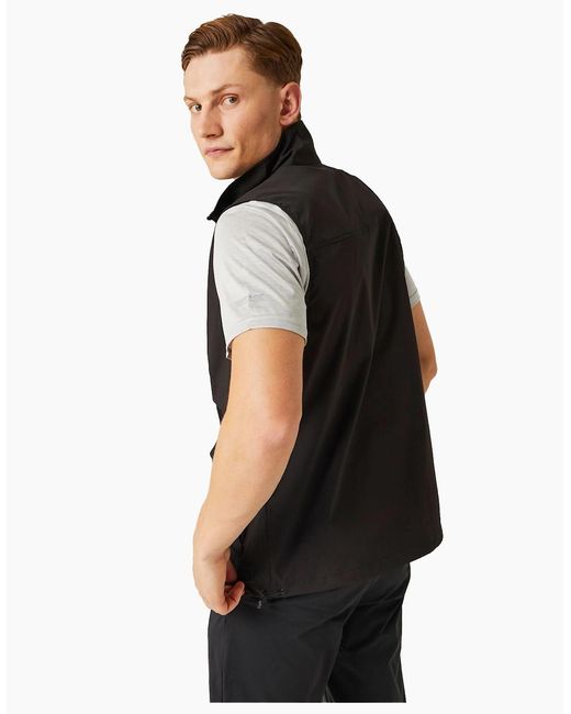 Regatta Black Travel Light Packaway Gilet for men