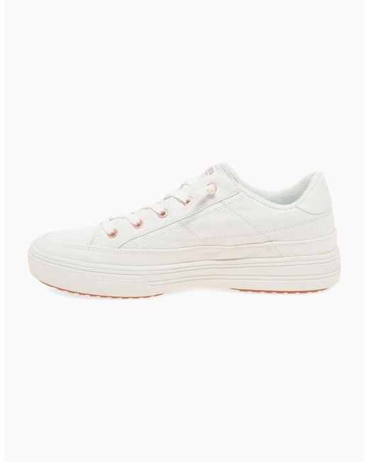 Skechers White Arch Fit Arcade Trainers