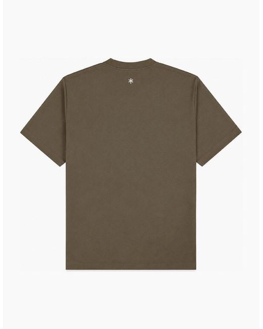Snow Peak Green Snow Peak Logo T-Shirt Dark for men