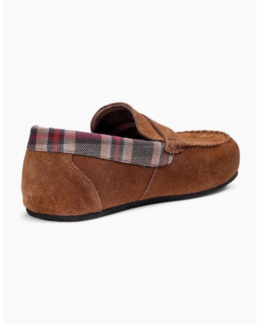 Hotter Brown Solace Slippers for men