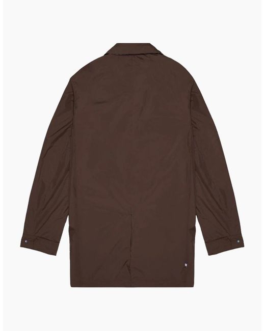 Aquascutum Brown Active Packable Trench Jacket for men