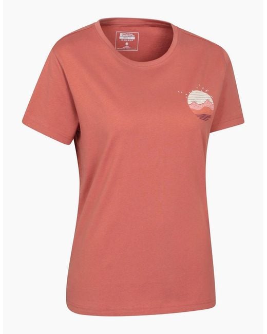 Mountain Warehouse Pink Ladies Loose Fit T-Shirt