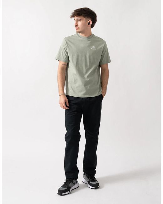 Aquascutum Green Small Logo T-Shirt for men