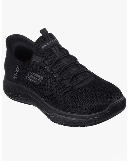 Skechers Black 108144Ec Summits Low Top Safety Trainers