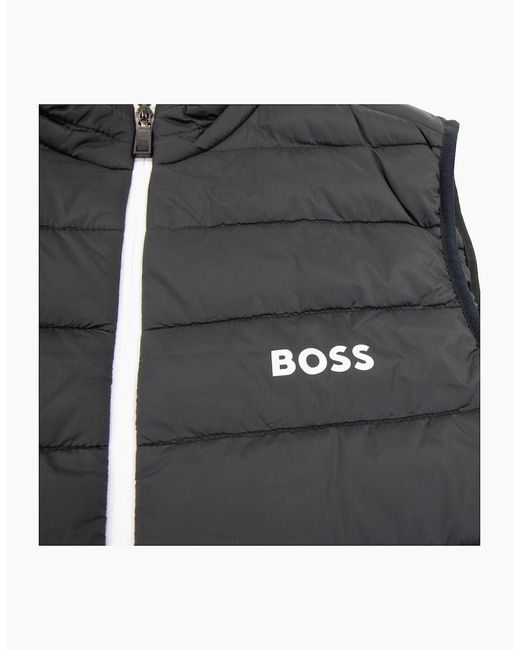 Boss Black V Thor Logo Detail Water Repellent Gilet 002 for men