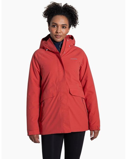 Craghoppers Red Ladies Caldbeck Ii Thermic Jacket