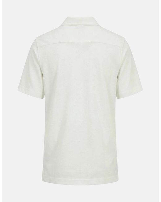 Fynch-Hatton White Short Sleeved Resort Shirt New Off for men