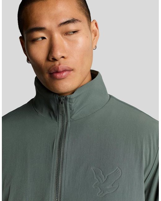 Lyle & Scott Green Keyline Windbreaker Jacket for men