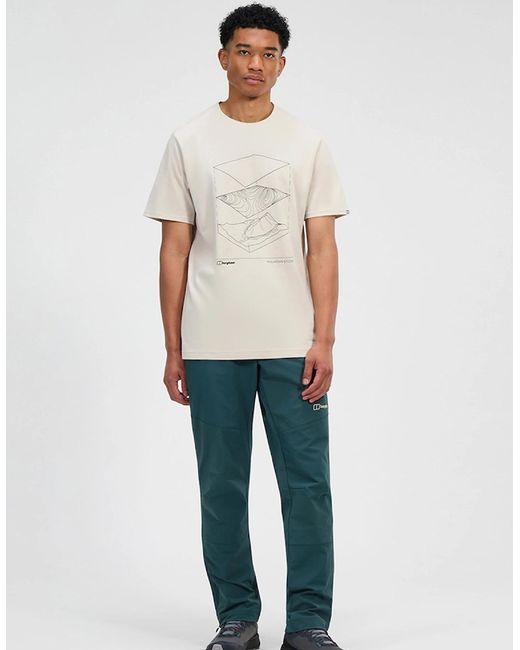 Berghaus White Everyday Elements Short Sleeve T-Shirt for men