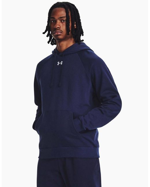 Under Armour Blue Adult Rival Fleece Hoodie