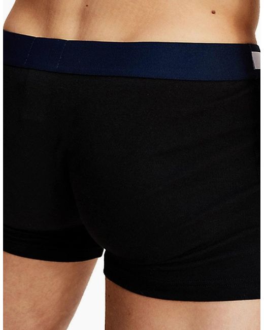 Tommy Hilfiger Black 3-Pack Boxer Trunks, Pvh for men