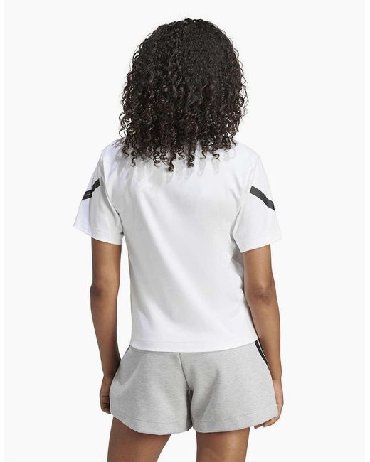 Adidas White W Z.N.E. Tee T-Shirt