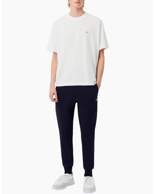Lacoste Blue Sweatpants Slim Fit Joggers Cuffed for men