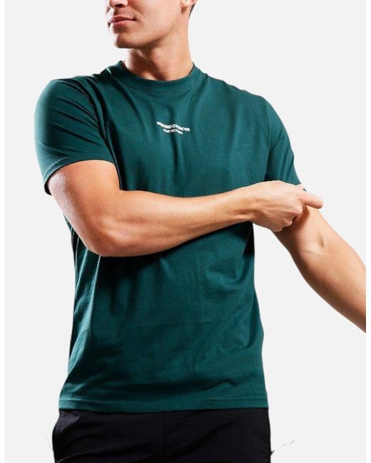 Weekend Offender Green T Shirts Pelee Crew Neck Summer Tee for men