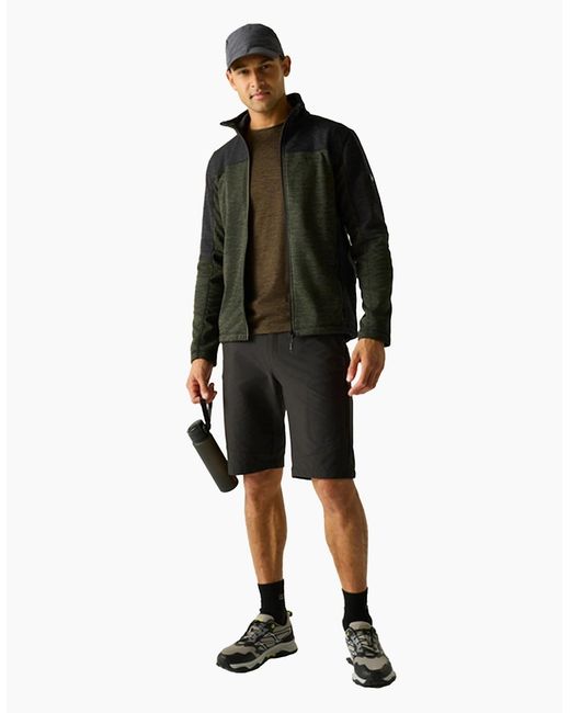 Regatta Green Highton Fleece Full Zip Midlayer for men