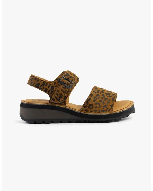 Fly London Brown Haly559Fly Sandals Tan