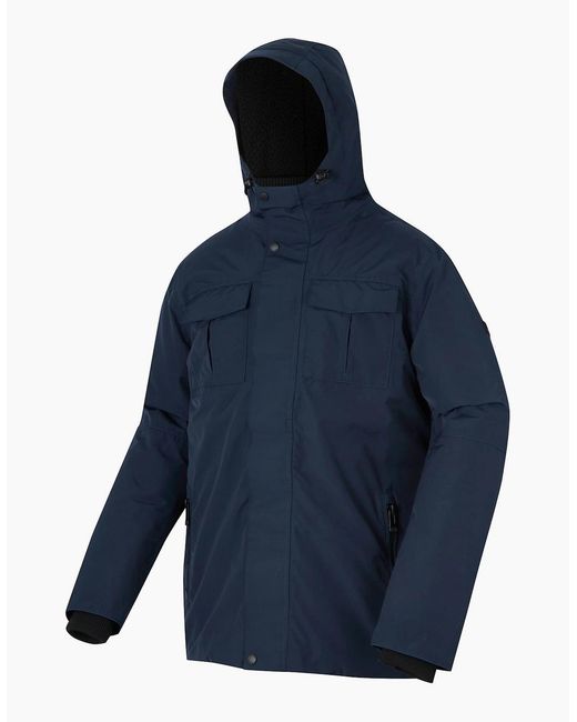 Regatta Blue Eamont Insulated Waterproof Jacket for men