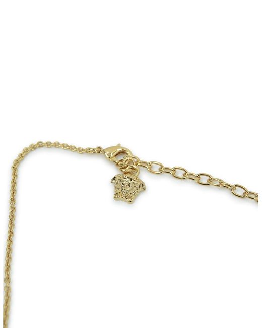 Versace White Medusa Necklace for men