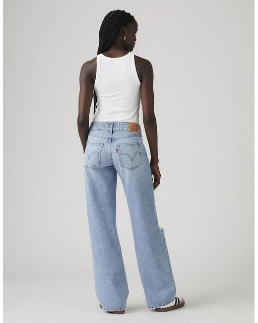 Levi's Blue Levi's Low Rise Wide Leg Jeans