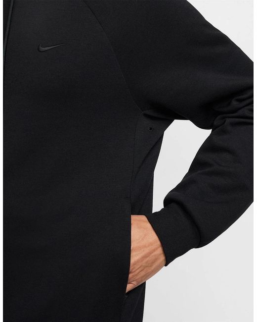 Nike Blue Dri Fit Uv Zip Up Hoodie for men