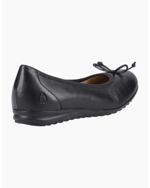 Hush Puppies Blue Lucille Bow Ballerina Shoes
