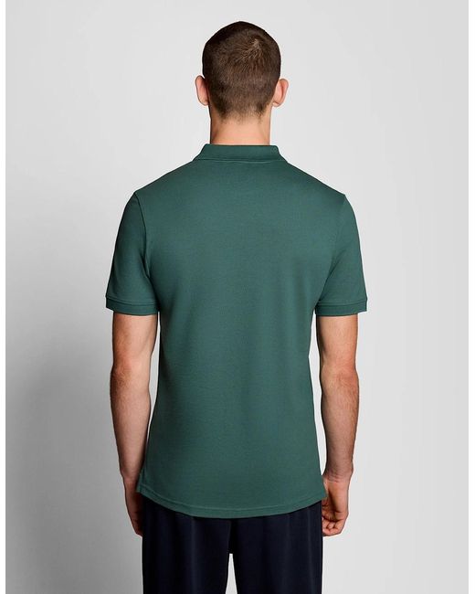 Lyle & Scott Green Cotton Polo Shirt for men