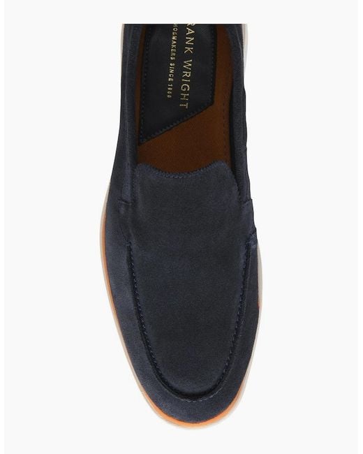 Frank Wright Blue Simmons Ii Loafers for men