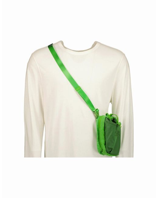 C P Company Green Chrome-R Logo Belt Bag for men
