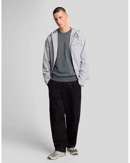 Lyle & Scott Blue Lyle & Scott Cargo Crew Neck Jumper Terra Nova for men