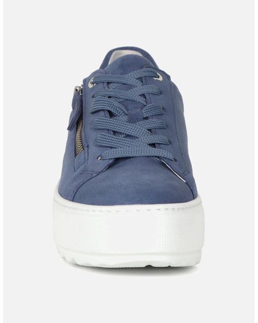 Gabor Blue Heather Casual Trainers