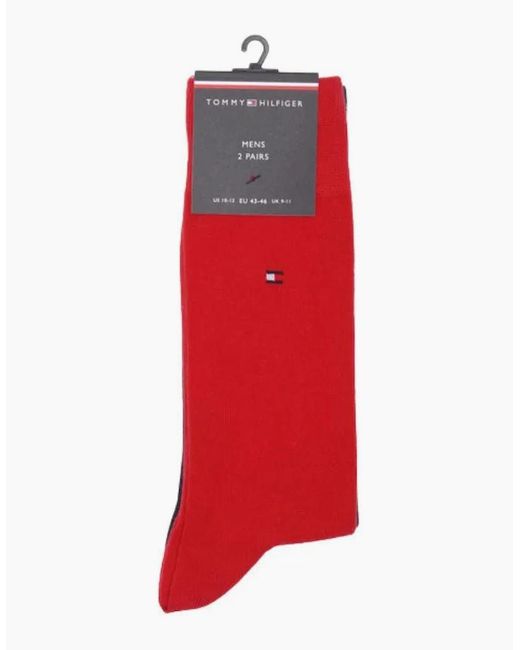Tommy Hilfiger 2-Pack Classic Embroidered Logo Socks, Tommy Original for men