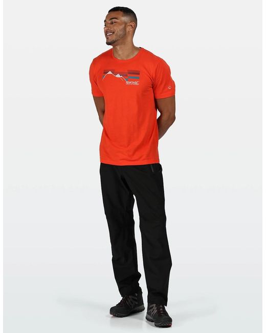 Regatta Black Highton Stretch Overtrousers for men